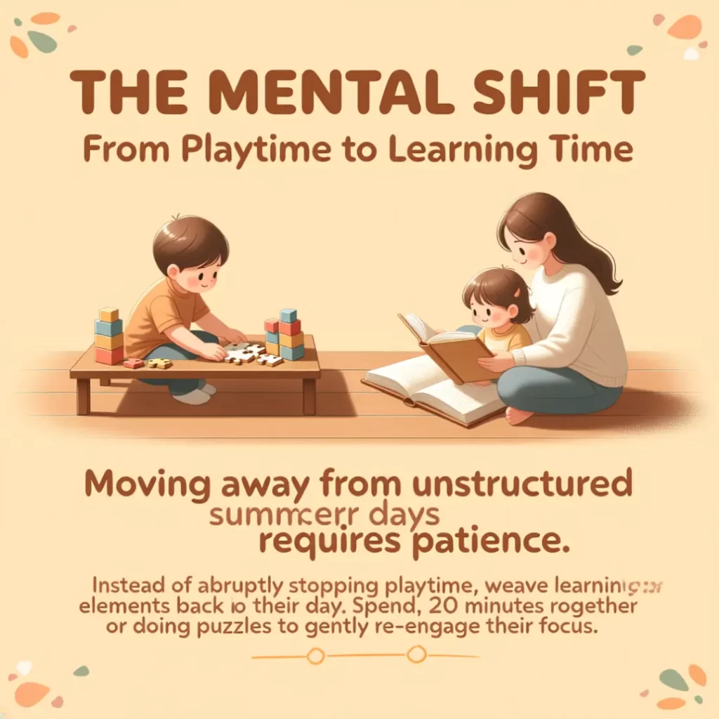 Helping Kids Transition from Summer Play to School Learning | Back-to-School Mental Readiness