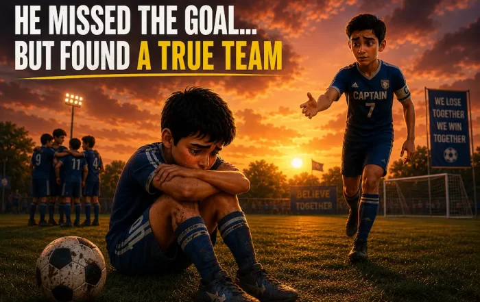 He Missed the Goal but Found a True Team