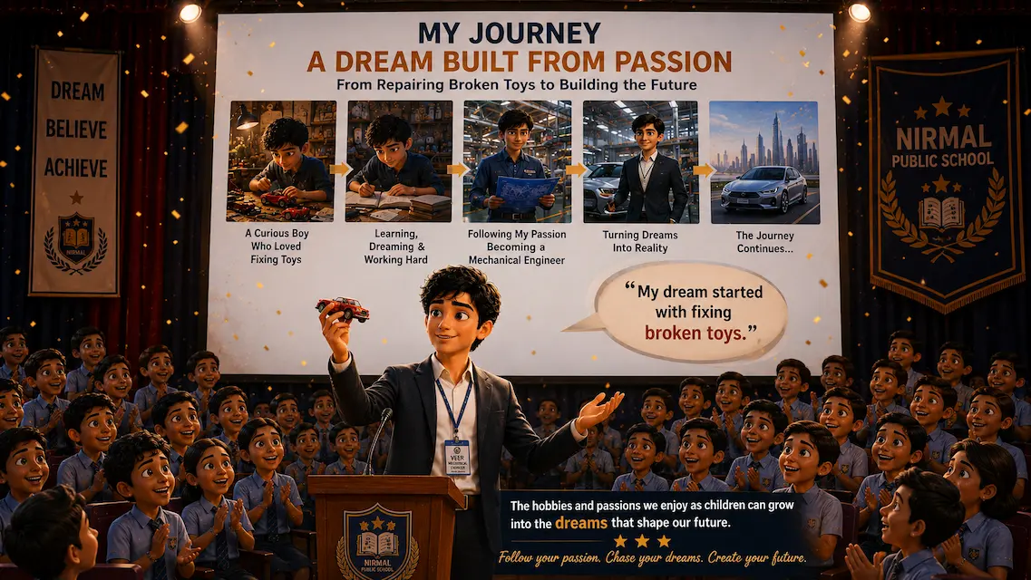 Mechanical engineer Veer presents his journey from repairing broken toys as a child to building a career in automobile engineering.
